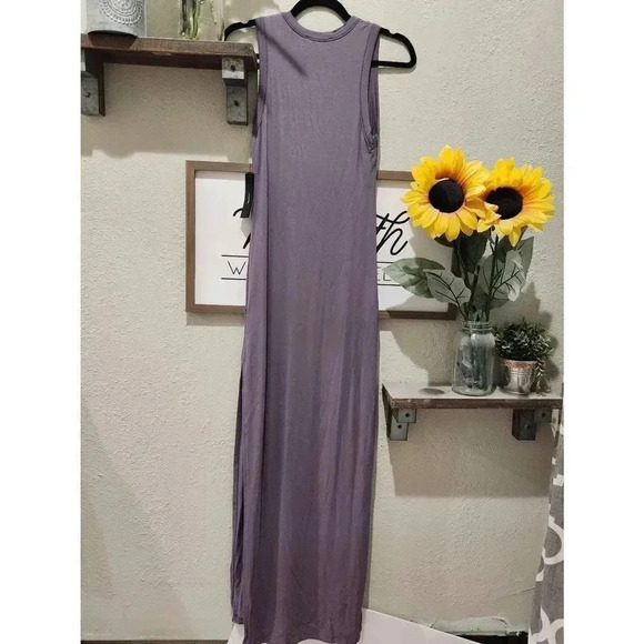 Lulus Purple Tank Dress Pockets Maxi Womens Size Medium NWT. - Picture 2 of 7